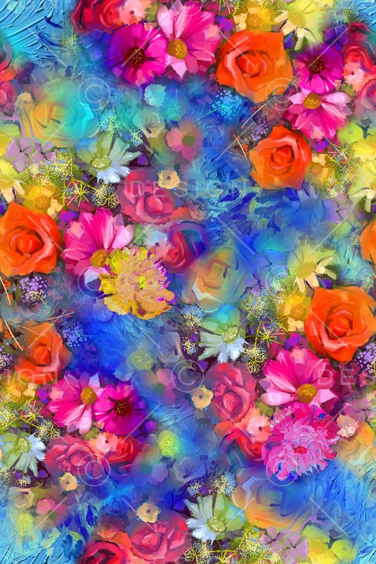 抽象印花华亿平台图片