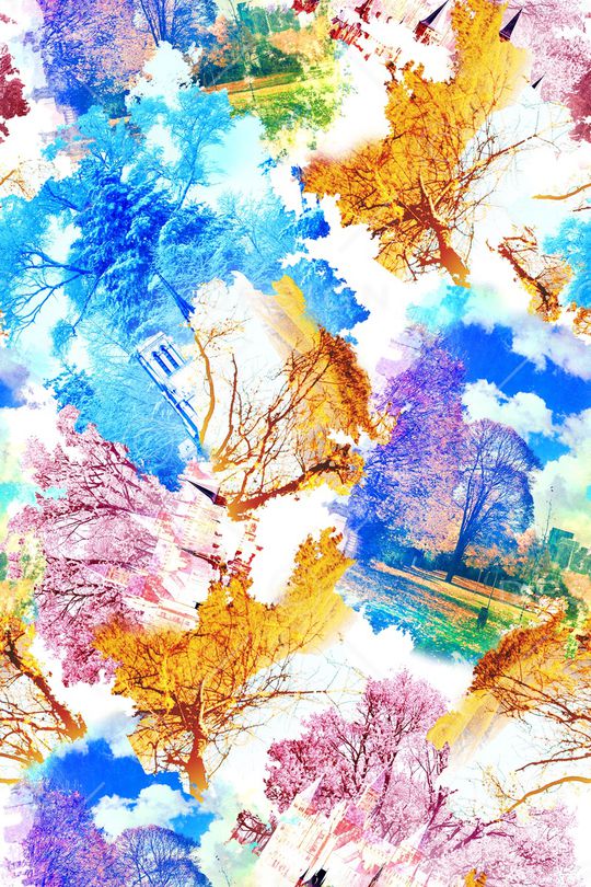 风景印花华亿平台图片