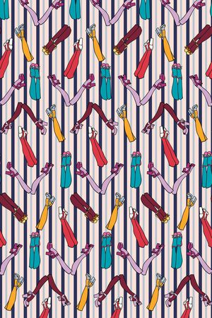 高跟鞋印花华亿平台图片