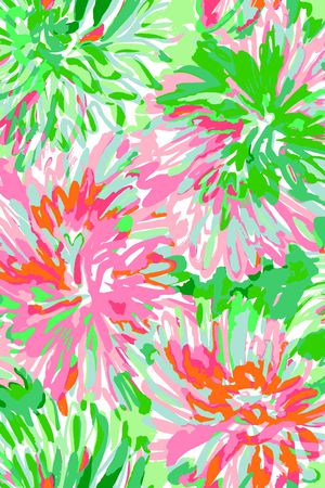 笔触印花华亿平台图片