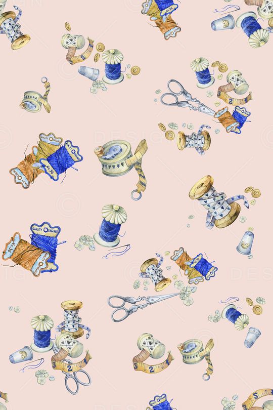 手绘图案印花华亿平台图片