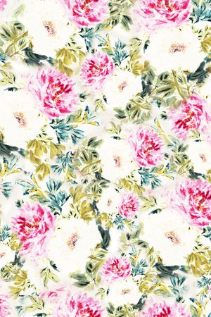 牡丹印花华亿平台图片