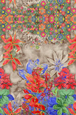 乱花印花华亿平台图片