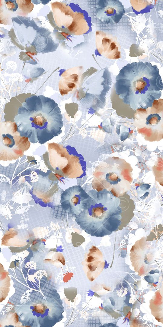 小清新印花华亿平台图片