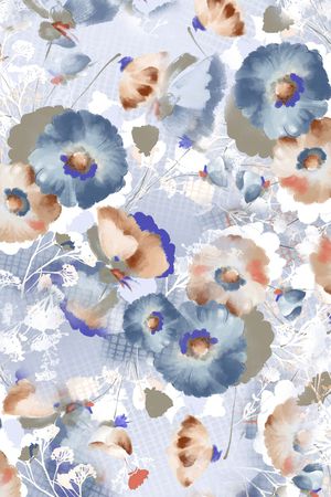 小清新印花华亿平台图片