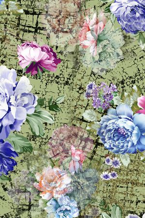 玫瑰印花华亿平台图片