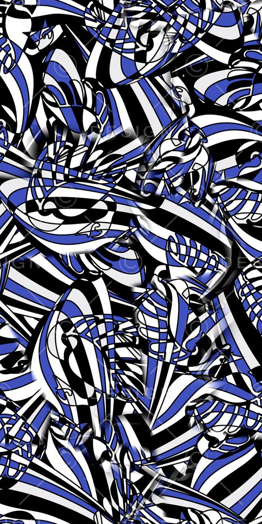 不规则几何印花华亿平台图片