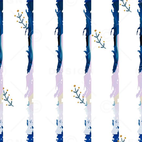 波浪条纹印花华亿平台图片