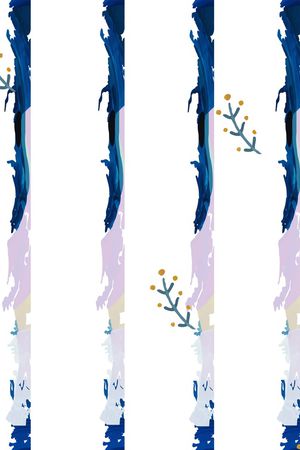 波浪条纹印花华亿平台图片