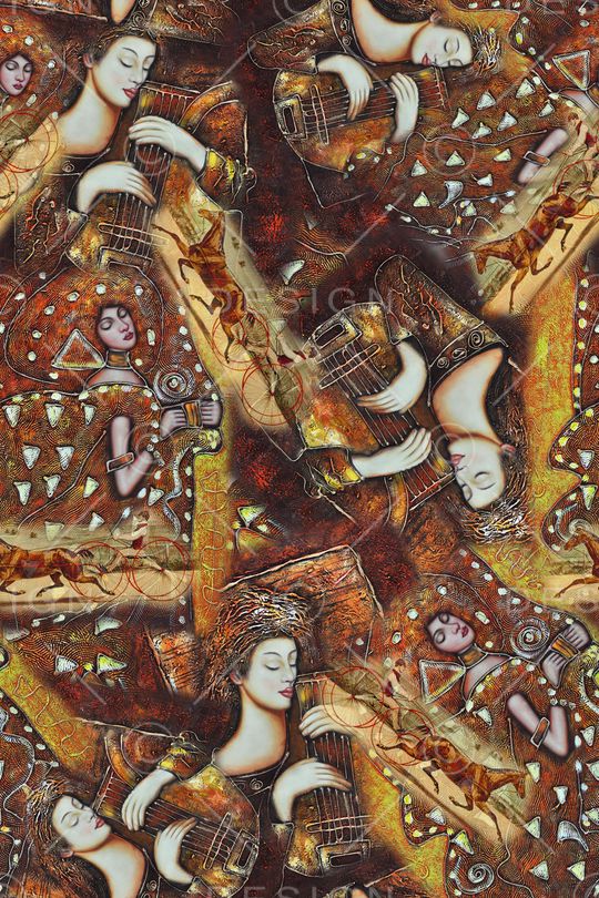 人物印花华亿平台图片