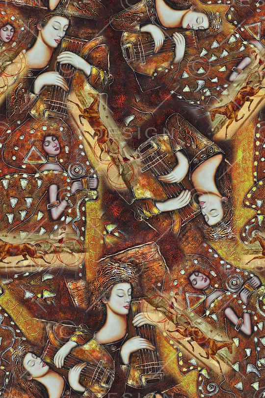 人物印花华亿平台图片