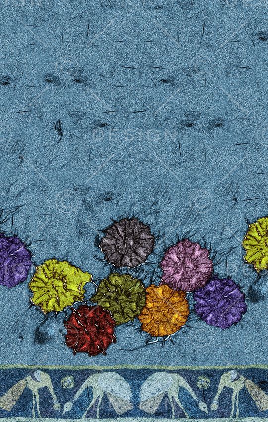 手绘印花华亿平台图片