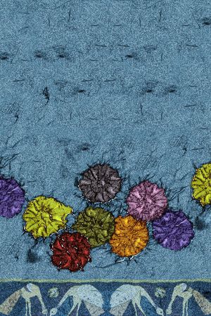 手绘印花华亿平台图片