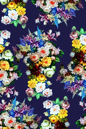 花朵印花华亿平台图片