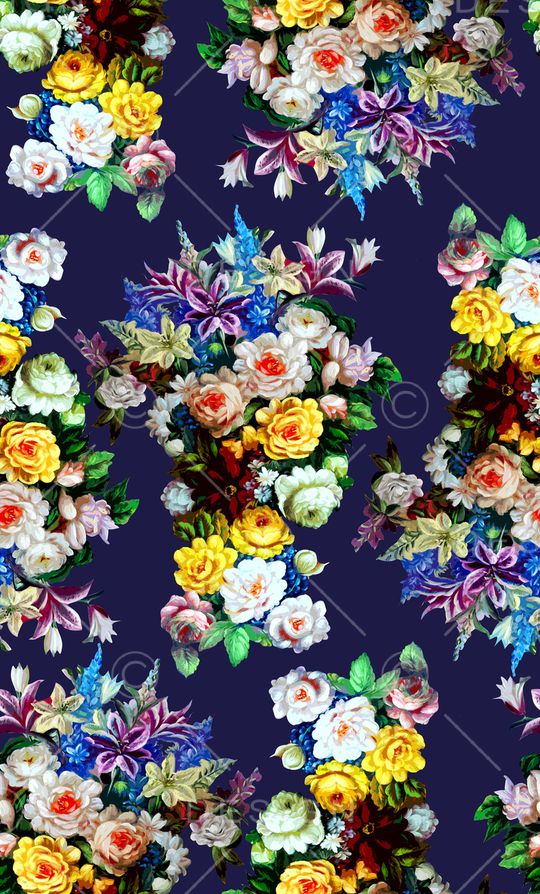 花朵印花华亿平台图片