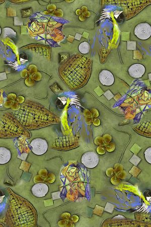 鸟印花华亿平台图片