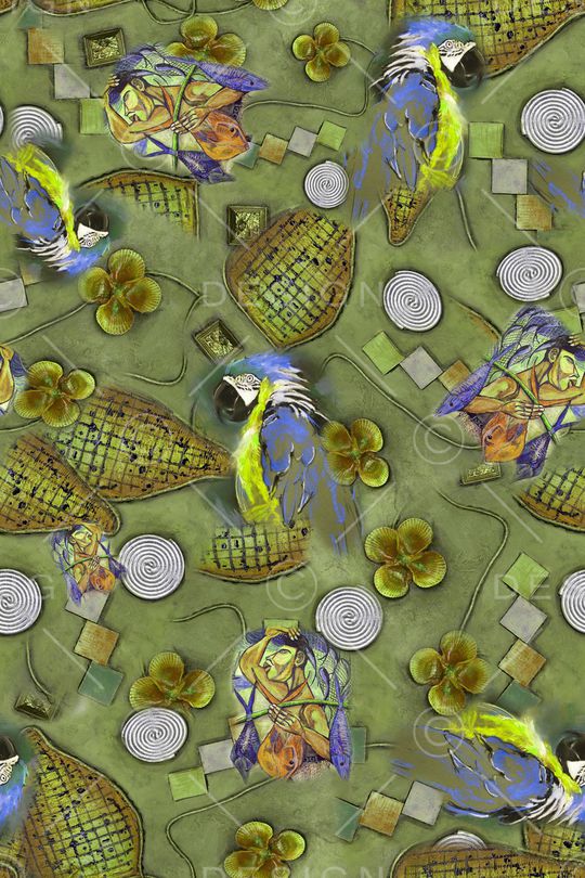 鸟印花华亿平台图片