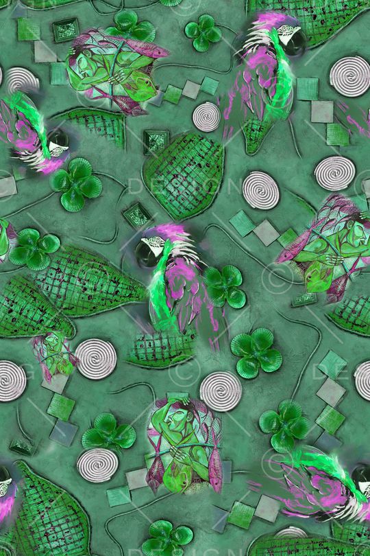 鸟印花华亿平台图片