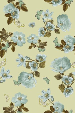 小碎花印花华亿平台图片