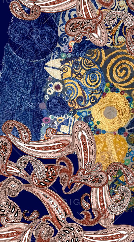 油画风印花华亿平台图片