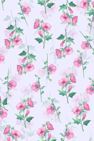 玉兰花印花华亿平台图片