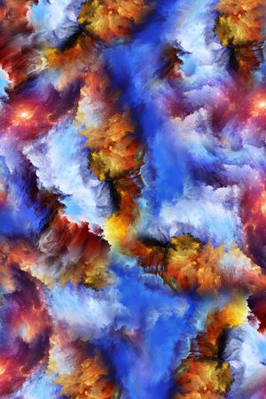 抽象印花华亿平台图片