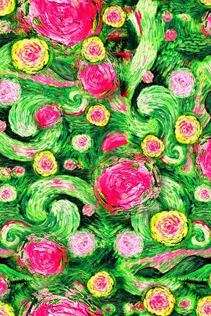 抽象印花华亿平台图片