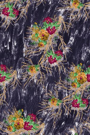 手绘印花华亿平台图片