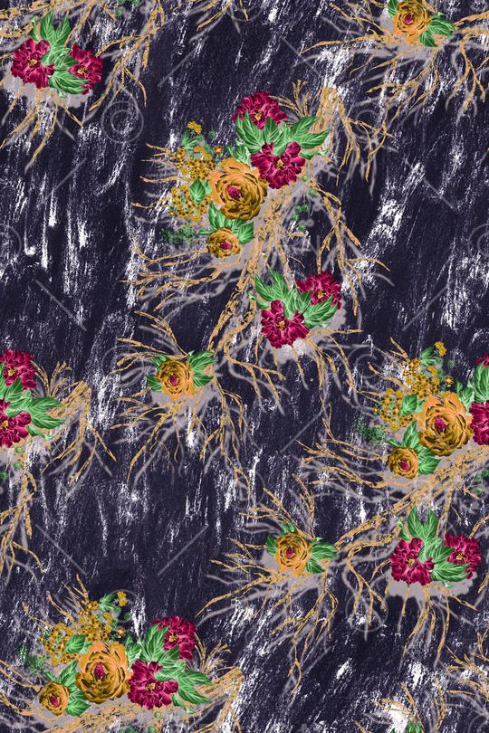 手绘印花华亿平台图片