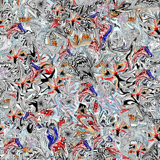 抽象印花华亿平台图片