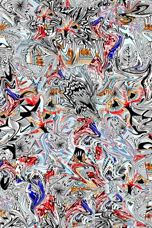 抽象印花华亿平台图片