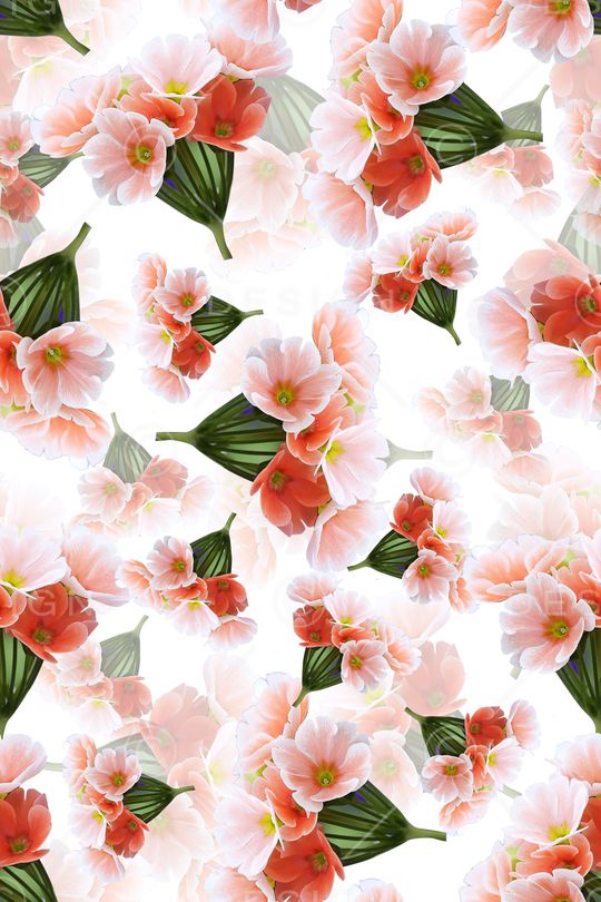 手绘花卉印花华亿平台图片