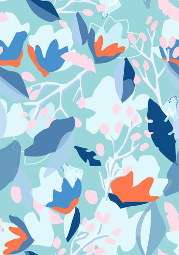 动物牛印花华亿平台图片