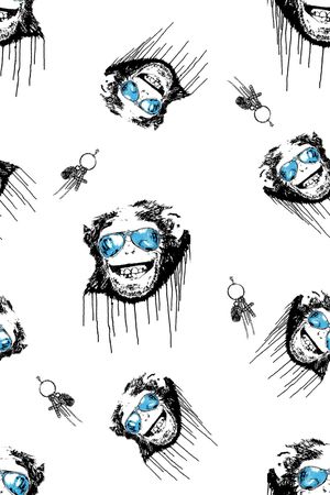 猴子印花华亿平台图片