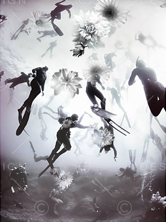 人物像印花华亿平台图片