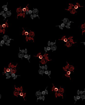 简洁素雅印花华亿平台图片