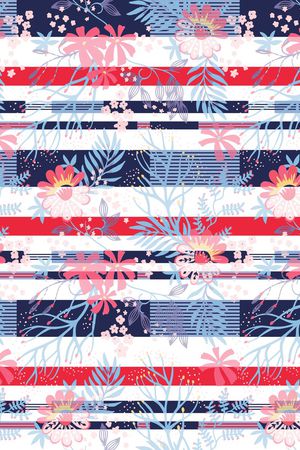 海军条纹印花华亿平台图片