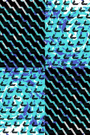 千鸟格印花华亿平台图片