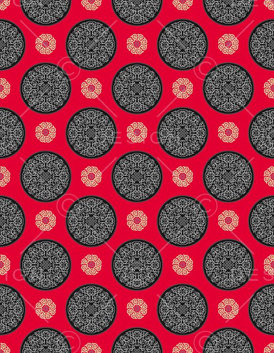 蒙古族印花华亿平台图片