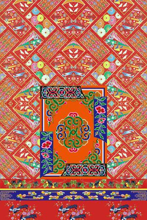 民族风印花华亿平台图片