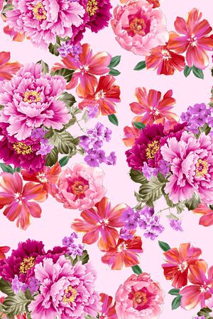 乱花印花华亿平台图片