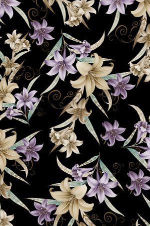 兰花印花华亿平台图片