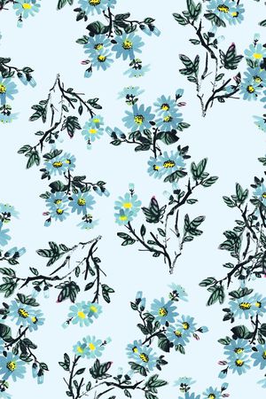 小碎花印花华亿平台图片