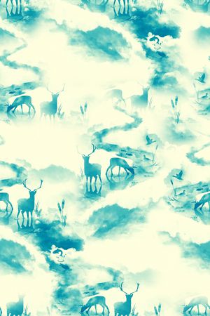 中国风印花华亿平台图片