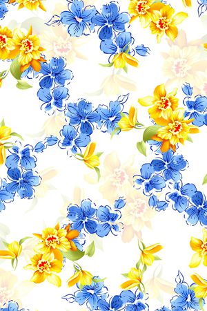 小碎花印花华亿平台图片