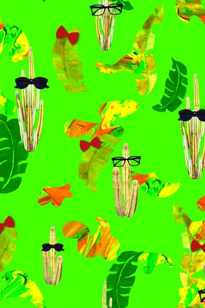 棕榈叶印花华亿平台图片