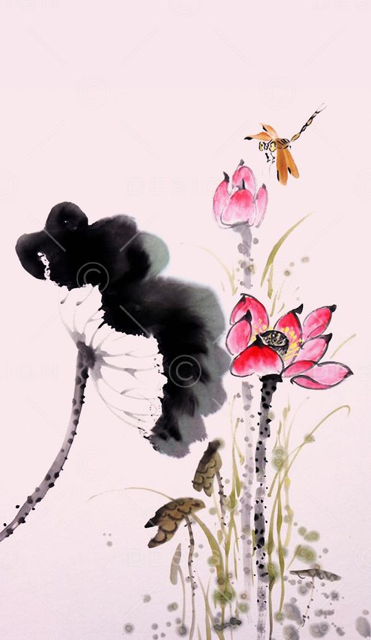 水彩印花华亿平台图片