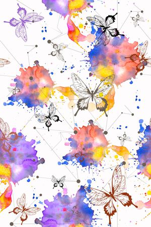 水彩印花华亿平台图片