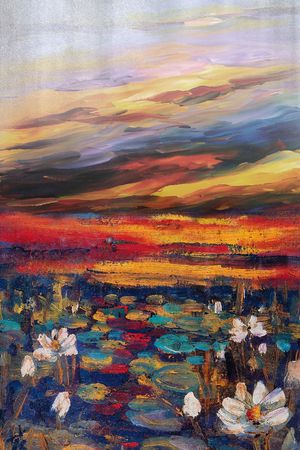 田园风印花华亿平台图片