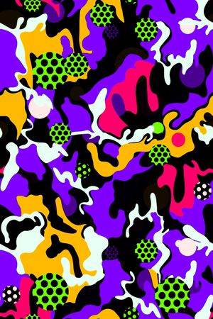 迷彩印花华亿平台图片